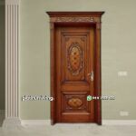 Pintu single ukir jepara mewah klasik kayu jati PJ-135 platinumliving furniture jepara
