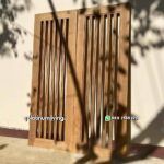 Daun pintu minimalis kayu jati double ruji PJ-34 platinumliving furniture jepara - Gambar 2