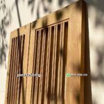 Daun pintu minimalis kayu jati double ruji PJ-34 platinumliving furniture jepara - Gambar 3