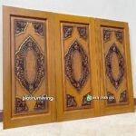 Daun pintu ukir kayu jati klasik mewah PJ-33 platinumliving furniture jepara - Gambar 2