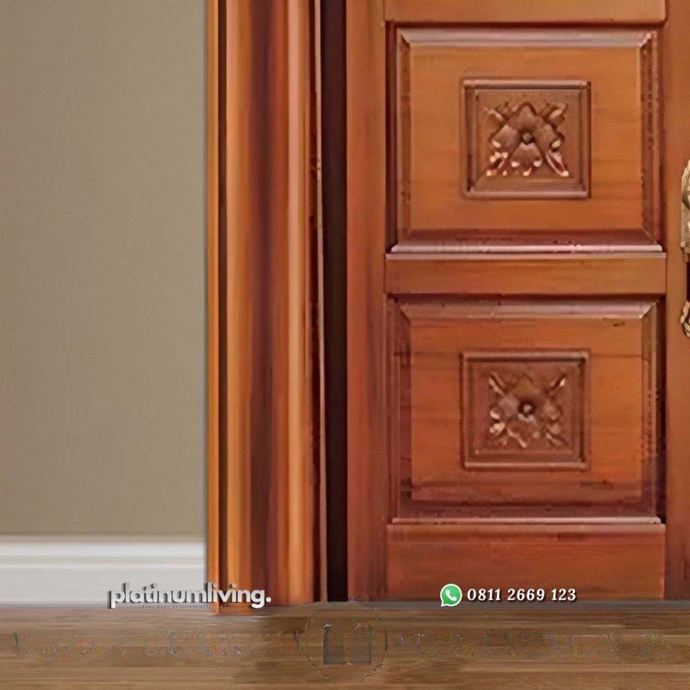 Pintu utama mewah kayu jati ukir 2 daun PJ-131 platinumliving furniture jepara 2 Pintu utama mewah kayu jati ukir 2 daun PJ-131 platinumliving furniture jepara 2