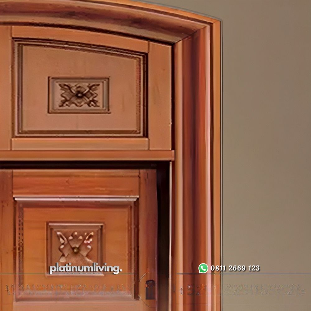 Pintu utama mewah kayu jati ukir 2 daun PJ-131 platinumliving furniture jepara 3 Pintu utama mewah kayu jati ukir 2 daun PJ-131 platinumliving furniture jepara 3