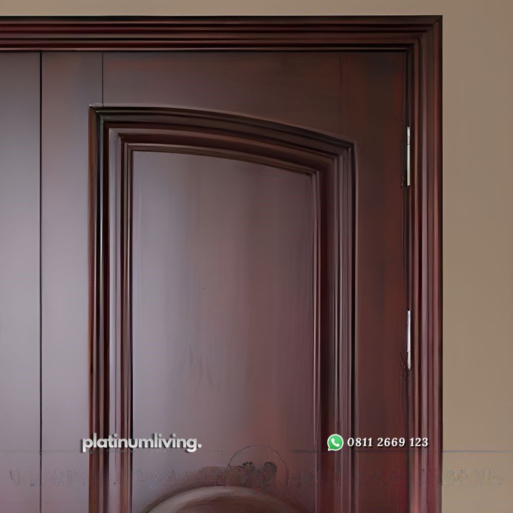 Pintu kupu tarung jati panel bulat brown dof PJ-225 platinumliving furniture jepara 2 Pintu kupu tarung jati panel bulat brown dof PJ-225 platinumliving furniture jepara 2
