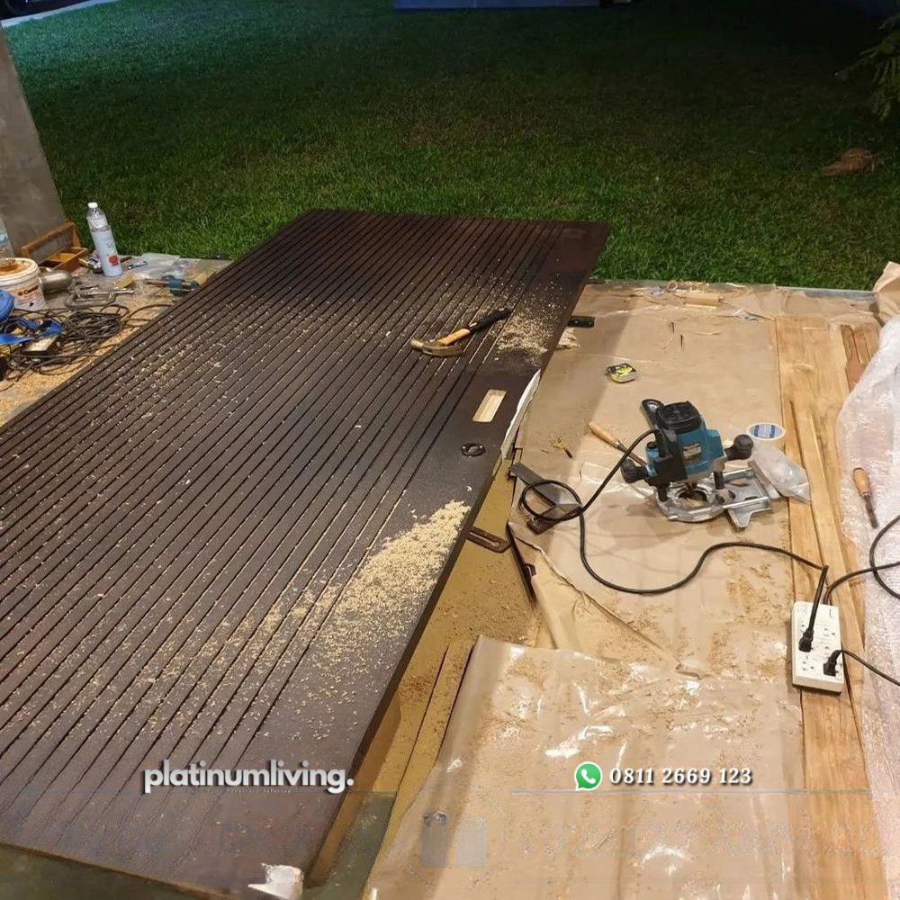 Pintu kayu jati minimalis sliding daun tunggal salur PJ-216 platinumliving furniture jepara 4 Pintu kayu jati minimalis sliding daun tunggal salur PJ-216 platinumliving furniture jepara 4