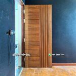 Pintu minimalis kayu jati 1 daun & kusen PJ-215 platinumliving furniture jepara