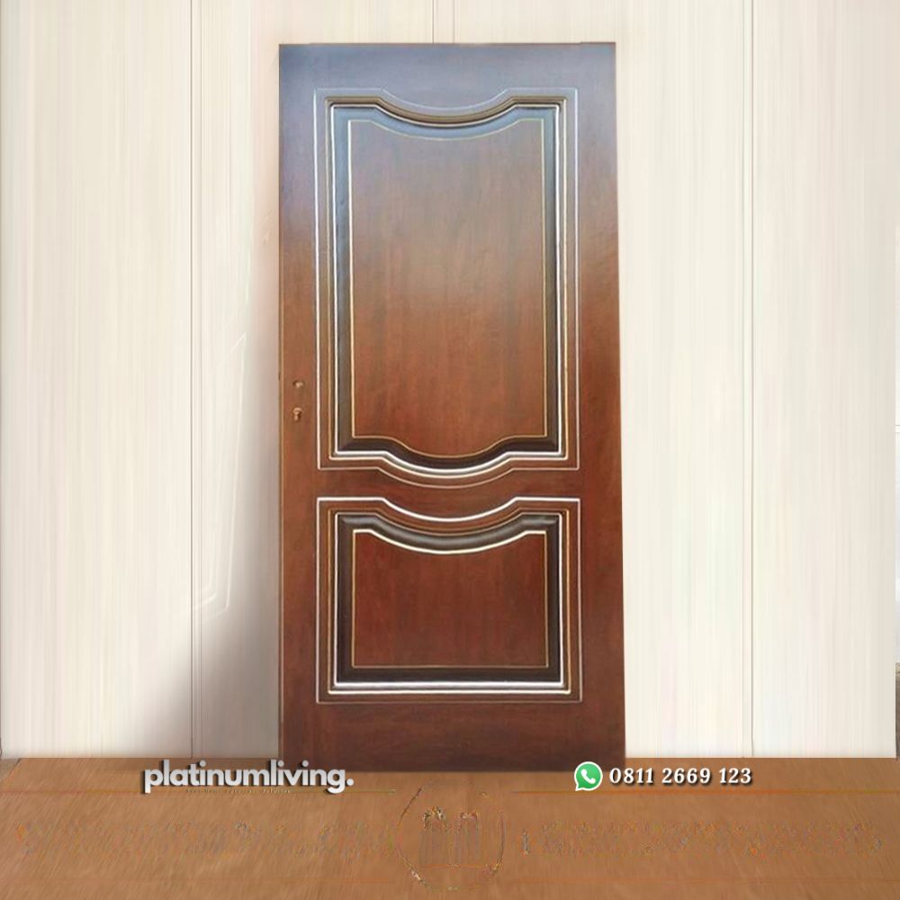 Daun pintu klasik kayu jati single solid panel PJ-112 platinumliving furniture jepara 1 Daun pintu klasik kayu jati single solid panel PJ-112 platinumliving furniture jepara 1