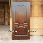 Daun pintu klasik kayu jati single solid panel PJ-112 platinumliving furniture jepara - Gambar 3