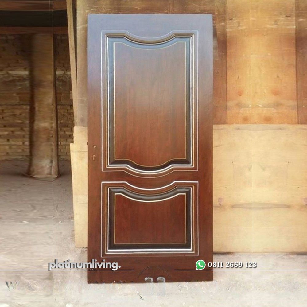 Daun pintu klasik kayu jati single solid panel PJ-112 platinumliving furniture jepara 3 Daun pintu klasik kayu jati single solid panel PJ-112 platinumliving furniture jepara 3