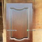 Daun pintu klasik kayu jati single solid panel PJ-112 platinumliving furniture jepara - Gambar 4