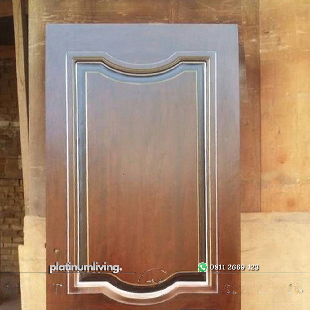 Daun pintu klasik kayu jati single solid panel PJ-112 platinumliving furniture jepara 4 Daun pintu klasik kayu jati single solid panel PJ-112 platinumliving furniture jepara 4