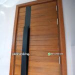 Kusen pintu jati minimalis daun tunggal PJ-205 platinumliving furniture jepara - Gambar 3