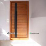 Kusen pintu jati minimalis daun tunggal PJ-205 platinumliving furniture jepara - Gambar 4
