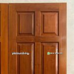 Daun pintu rumah kayu jati panel solid ganda PJ-202 platinumliving furniture jepara - Gambar 2