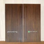 Pintu rumah minimalis kayu jati ganda blok salur PJ-201 platinumliving furniture jepara