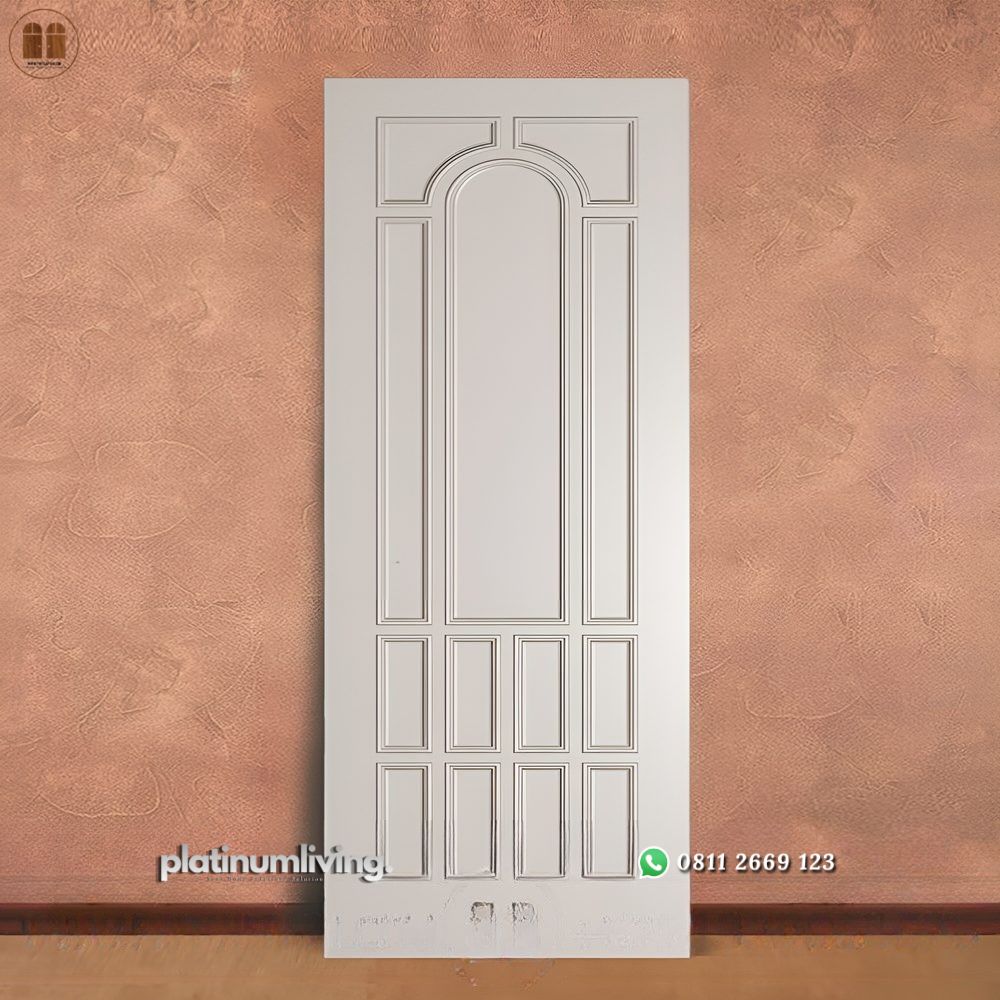 Pintu rumah daun tunggal finishing cat duco putih PJ-300 platinumliving furniture jepara 1 Pintu rumah daun tunggal finishing cat duco putih PJ-300 platinumliving furniture jepara 1