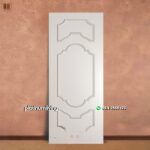 Pintu putih klasik modern cat duco panel solid 1 daun PJ-298 platinumliving furniture jepara