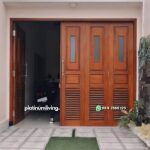 Pintu garasi minimalis jati jepara lipat sliding PJ-97 platinumliving furniture jepara - Gambar 3