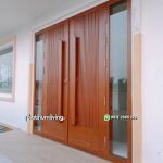 Kusen pintu minimalis jati daun ganda 2 jendela PJ-195 platinumliving furniture jepara - Gambar 3
