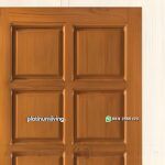 Daun pintu jati jepara solid panel single PJ-191 platinumliving furniture jepara - Gambar 2