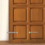 Daun pintu jati jepara solid panel single PJ-191 platinumliving furniture jepara - Gambar 3