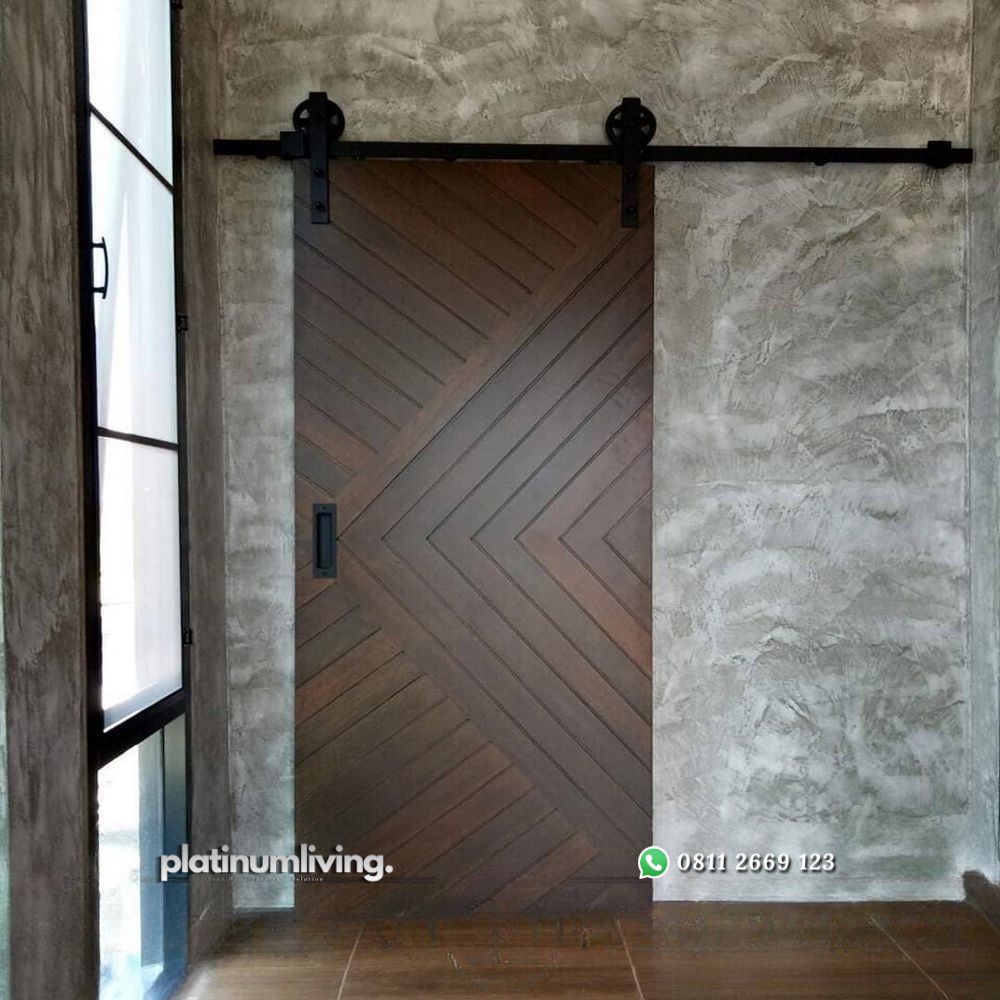 Pintu sliding kayu jati jepara minimalis modern PJ-90 platinumliving furniture jepara 1 Pintu sliding kayu jati jepara minimalis modern PJ-90 platinumliving furniture jepara 1