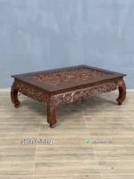 Meja Tamu Kayu Jati Ukir Jepara