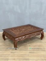 Meja Tamu Kayu Jati Ukir Jepara - Gambar 4