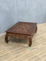 Meja Tamu Kayu Jati Ukir Jepara - Gambar 5