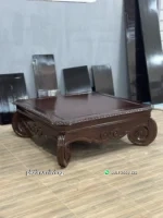 Meja Tamu Kayu Jati Ukir Klasik - Gambar 3