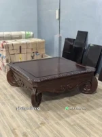 Meja Tamu Kayu Jati Ukir Klasik - Gambar 4