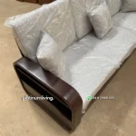 Sofa Kayu Jati Minimalis 3 Seater - Gambar 6