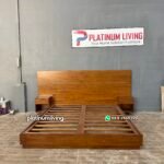 Tempat Tidur Kayu Jati Headboard Lebar